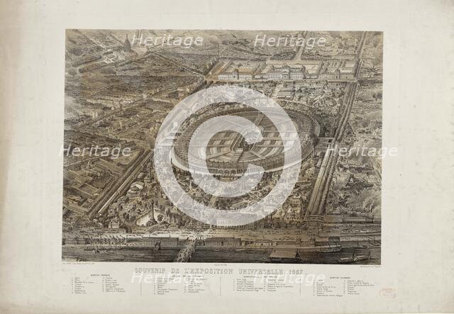 The 1867 Exposition Universelle in Paris (Exposition Universelle de 1867), 1867. Creator: Deroy, Auguste-Victor (1825-1906).