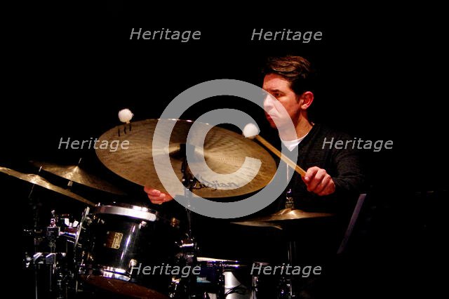 Ian Palmer, Ray Russell Quintet, Verdict Jazz Club, Brighton, East Sussex, 18 Mar 2023. Creator: Brian O'Connor.