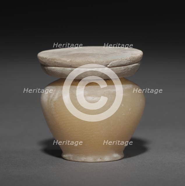 Kohl Jar with Lid, 1980-1801 BC. Creator: Unknown.