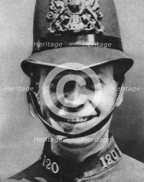 A policeman, London, 1926-1927. Artist: Unknown