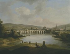 View of a Town, mid-18th century. Creator: Christian Wilhelm Ernst Dietrich.