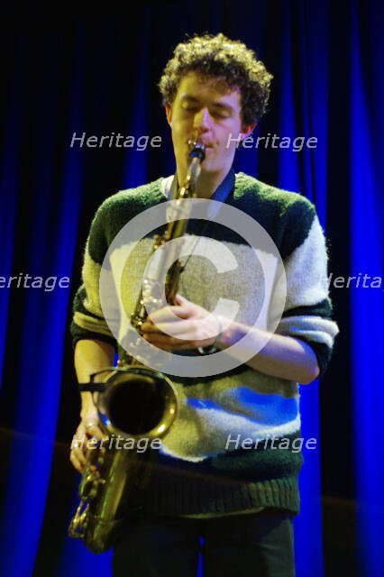 Jamie Leeming Quintet, Ropetackle Arts Centre, Shoreham by Sea, West Sussex, Feb 2023. Creator: Brian O'Connor.