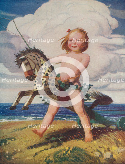 'The Hobby Horse', c1915, (1932). Artist: George Spencer Watson.