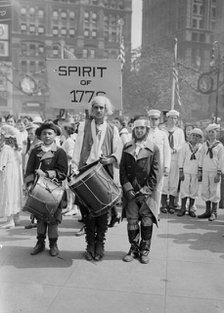 Spirit of '76 [parade], 1917. Creator: Bain News Service.