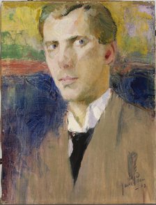 Portrait of the Actor, 1913. Creator: Jonas Peson.