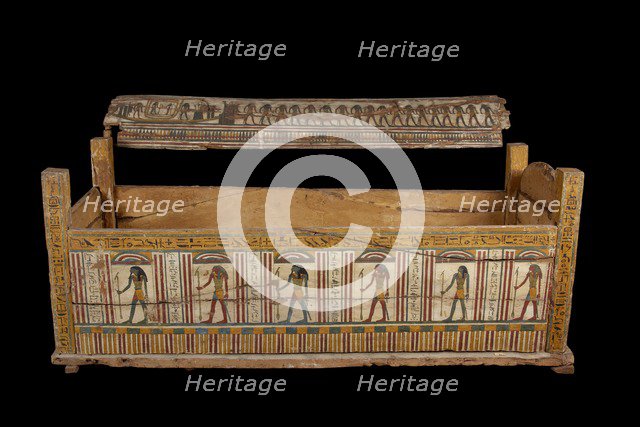 Djeddjehutefankh coffin, Third Intermediate Period (Egypt), c1070-715 BC. Artist: Unknown.