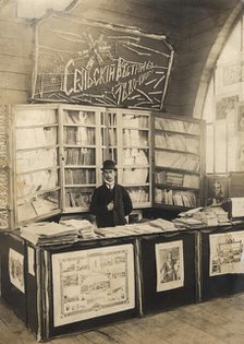 A counter with publications of the newspaper "Rural Bulletin 1880-1911", 1911. Creator: Unknown.