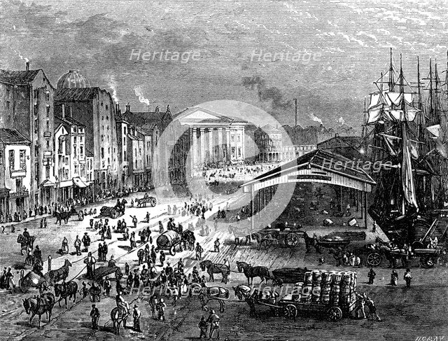 Strand Street, Liverpool, c1880.Artist: H Ray