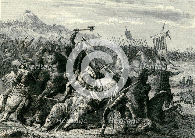 Battle of Muret, 12/09/1213, King Pedro I of Catalonia and II of Aragon died in battle, losing Ca…