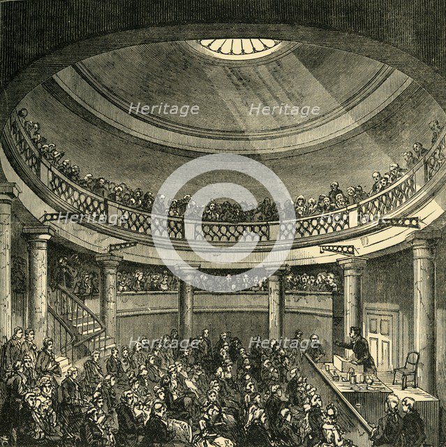 'Interior of the Rotunda, Blackfriars Road, in 1820', (c1878). Creator: Unknown.