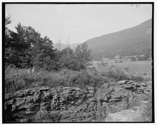 Kaaterskill Mountain with Otis Elevating Railway, Catskill Mountains, N.Y., c1902. Creator: Unknown.