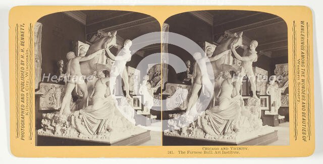 The Farnese Bull; Art Institute, 1893. Creator: Henry Hamilton Bennett.