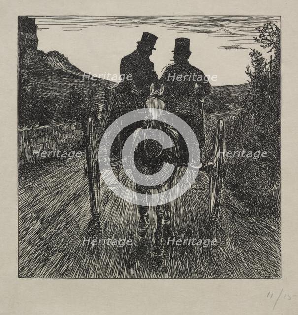 Why the Pifflers Lost their Return Match, 1865. Creator: George Louis Palmella Busson Du Maurier (British, 1834-1896).