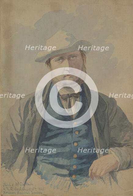 Portrait of Mr. George Bailey, 1855. Creator: Richard Dadd.