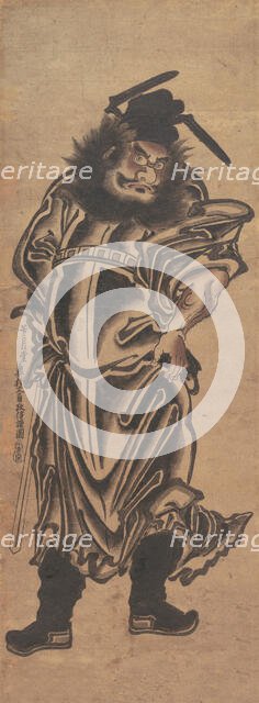 Shoki, the Demon-Queller, early 18th century., early 18th century. Creator: Okumura Masanobu.