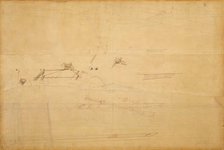 Perspective Drawing for "The Biglin Brothers Turning the Stake", 1873. Creator: Thomas Eakins.