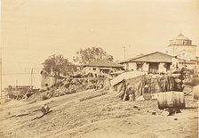 Ghat at Allahabad Fort, 1858-61. Creator: Unknown.
