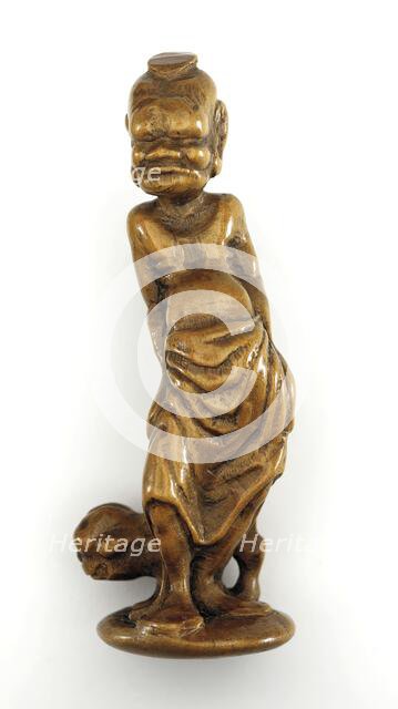 The Zen Priest Bukan, 18th century. Creator: Unjudo Shumemaru.