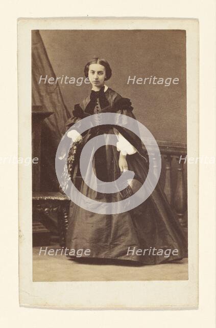 Portrait of a Young Woman, 1862-1864. Creator: Disdéri & Cie..