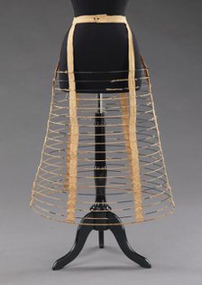 Cage crinoline, American, 1862-63. Creator: Worcester Skirt Company.