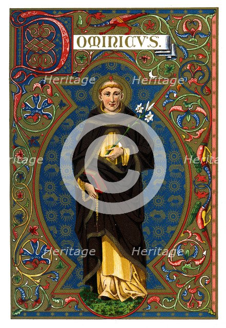 St Dominic, 1886. Artist: Unknown