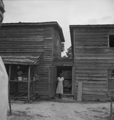 Home of Negro tenant farmer, Granville County, North Carolina, 1939. Creator: Dorothea Lange.