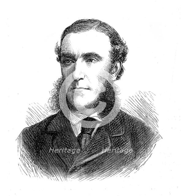 Members of the new House of Commons: Mr. Hugh Shield (Cambridge), 1880. Creator: Unknown.