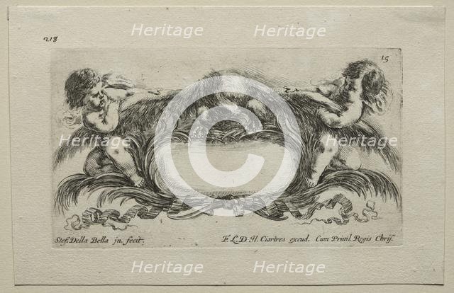Collection of Various Caprices and New Designs of Cartouches and Ornaments: No 15. Creator: Stefano Della Bella (Italian, 1610-1664).