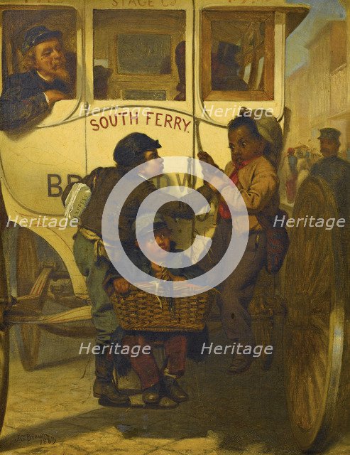 Colored People Not Allowed on This Line, 1863. Artist: Brown, John George (1831-1913)