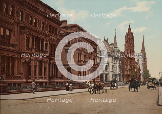 Fifth Avenue at Fifty-first Street, New York City, c1900. Creator: Unknown.