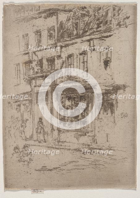 Rue du Buerre, Brussels. Creator: James McNeill Whistler (American, 1834-1903).