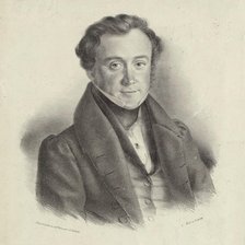 Portrait of the composer Johann Wenzel Kalliwoda (1801-1866). Creator: Schlick, Friedrich Gustav (1804-1869).