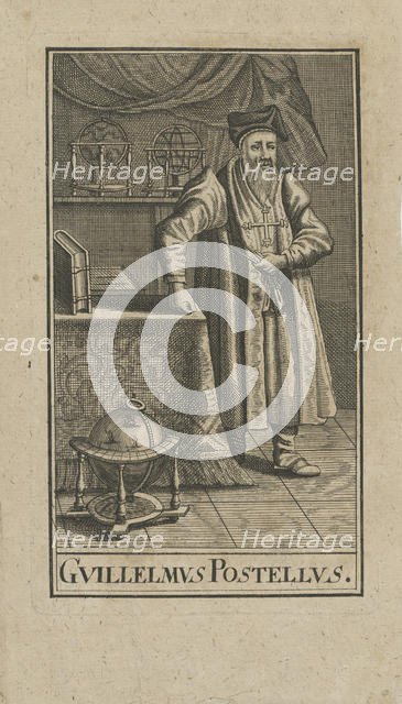 Portrait of Guillaume Postel (1510-1581) , before 1740. Creator: Anonymous.