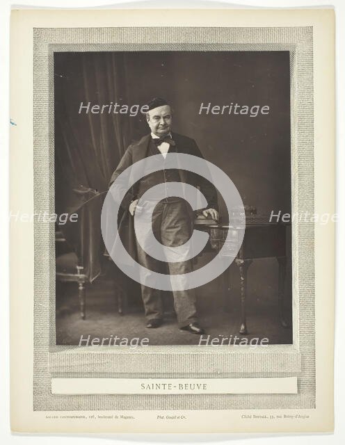 Sainte-Beuve, 1875/77. Creator: Bertall.