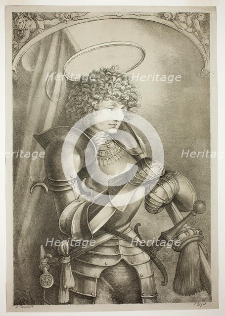 Saint George in Armor, n.d. Creator: Ferdinand Piloty.