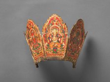 Ritual Crown with the Five Transcendent Buddhas, late 14th-early 15th century. Creator: Unknown.