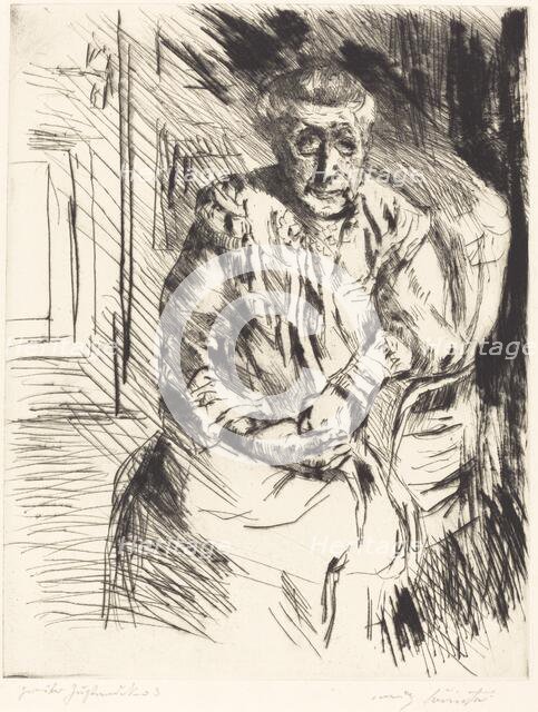 Ma Belle Mere (Mother-in-Law), 1919. Creator: Lovis Corinth.