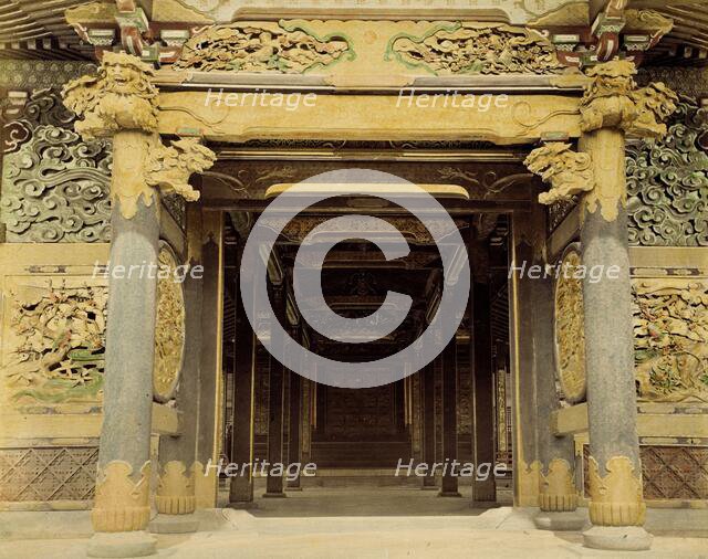 Inside Temple, 1865. Creator: Unknown.