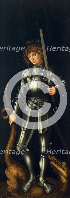 Saint George, ca 1514. Artist: Cranach, Lucas, the Elder (1472-1553)