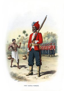 'First Madras Pioneers', c1890.Artist: H Bunnett