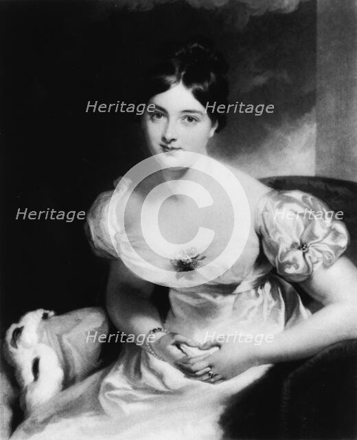 Portrait of Marguerite, Countess of Blessington, 1800-1835. Creator: Samuel William Reynolds.
