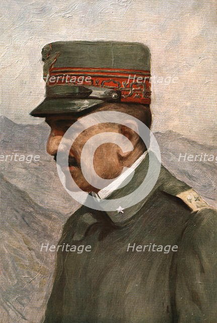 ''Le General Diaz; commandant en chef des armees italiennes', 1918. Creator: Giuseppe Garcia.