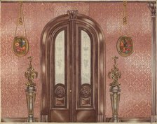 Entrance Door, c. 1939. Creator: Hans Westendorff.