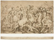 Battle of the Lapiths and Centaurs, n.d. Creator: Antonio Tempesta.