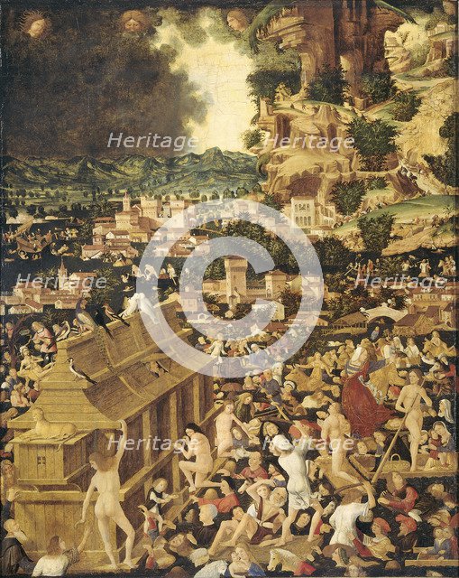 The Deluge, 1450-1499. Artist: Anonymous  
