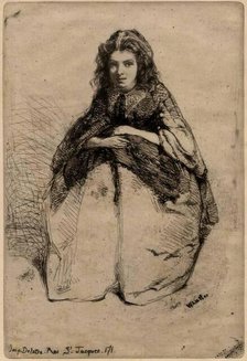 Fumette (Kennedy 13), c1857. Creator: James Abbott McNeill Whistler.