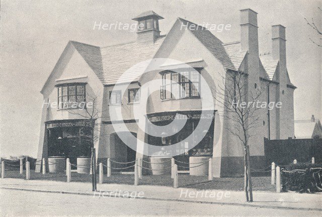Bournville: two of the Village Shops, by WA Harvey, c1900 (1901-1902). Artist: Unknown.