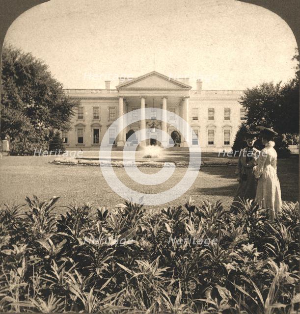 'The White House, Washington D.C', 1908.   Creator: Works and Sun Sculpture Studios.