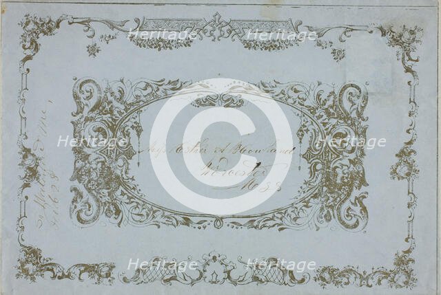 Valentine envelope, n.d. Creator: Unknown.