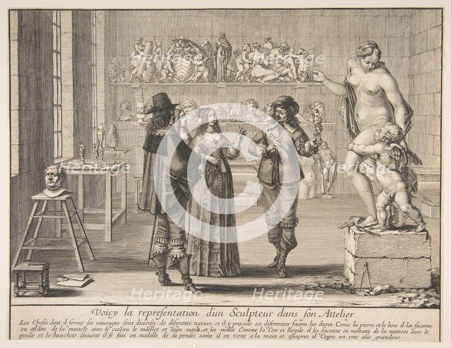 The Sculptor, 1642. Creator: Abraham Bosse.